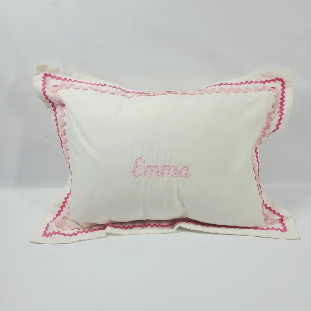 Pottery Barn Kids Embroidered Throw Pillow 